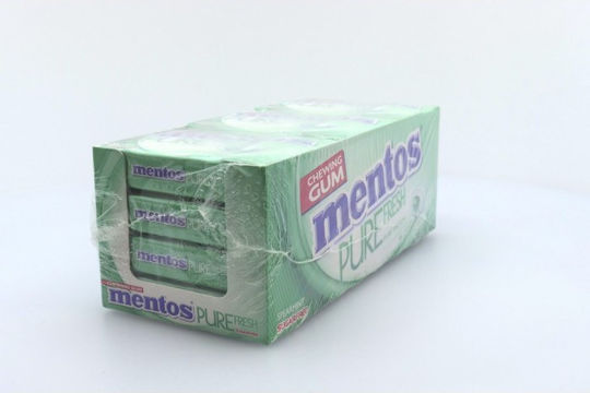 Mentos 20 Gume de mestecat Pure Fresh cu Aromă de Mentă verde 12buc 28gr