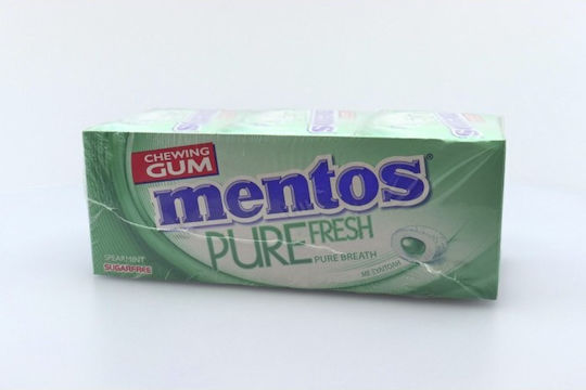 Mentos 20 Gume de mestecat Pure Fresh cu Aromă de Mentă verde 12buc 28gr