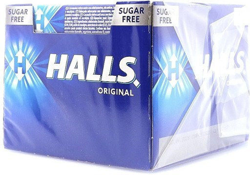 Halls Cool Bonbons mit Minzgeschmack Ohne Zuckerzusatz 20 Stück