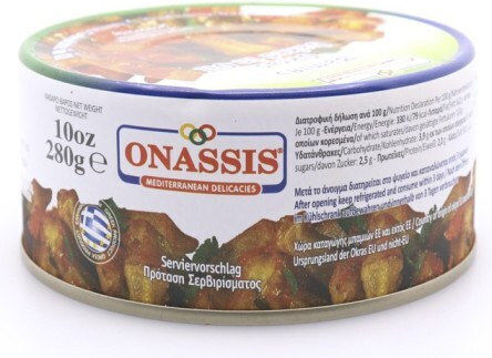 Onassis Mâncăruri instant Bame la ulei 1buc
