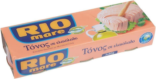 Rio Mare Tuna Fish In Olive Oil 80gr 3pcs