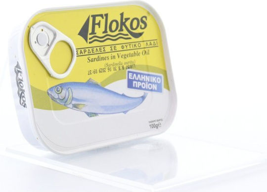 Flokos Sardines in Vegetable Oil 100gr