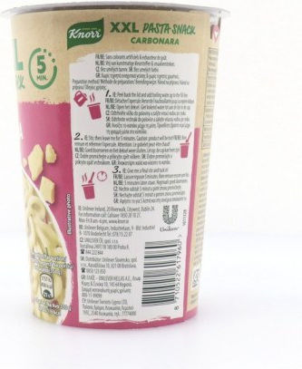 Knorr Ζυμαρικά Snack Pot Carbonara 92gr