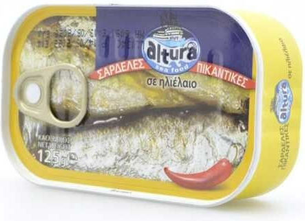 Altura Sardines Spicy In Sunflower Oil 100gr