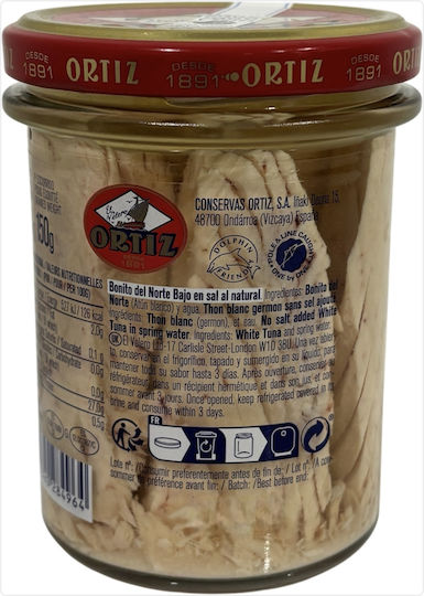 Ortiz Tuna Fish White Tuna in Water 220gr