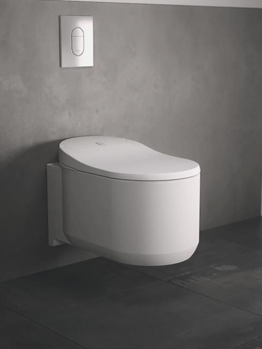 Grohe Sensia Arena Λεκάνη Κρεμαστή Rimless με Κάλυμμα Soft Close Λευκή