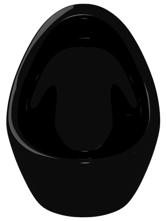vidaXL Urinal Bottom Siphon Black