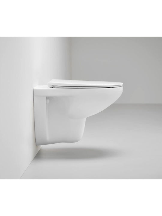Grohe Bau Toaletă montată pe perete Fără margine Albă