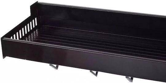 Verk Group Wandmontiertes Metallisches Regal Schwarz