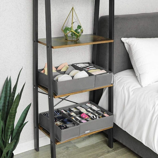 Organizator de sertare pentru Șosete / Lenjerie intimă în Culoare Gri 32.5x32.5cm 1buc