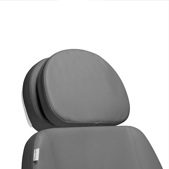 Pedicure Chair Gray with Adjustable Height and Electric Lifting