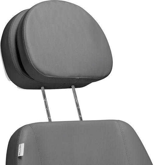 Pedicure Chair Gray with Adjustable Height and Electric Lifting