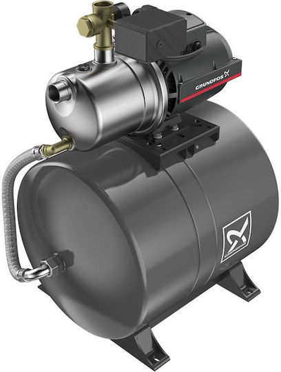 Grundfos JP 5-48 PT-H BBVP Μονοβάθμιο Μονοφασικό Πιεστικό Συγκρότημα Νερού με Δοχείο 20 Λίτρων 1500W