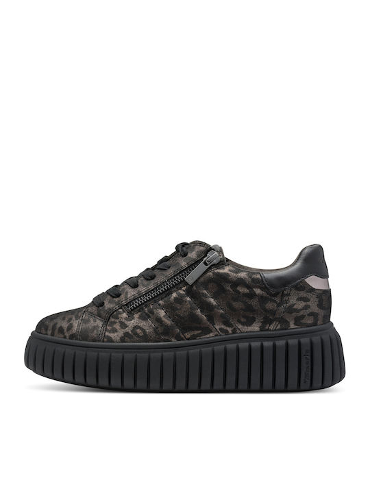 Damen Sneakers Leopard Met