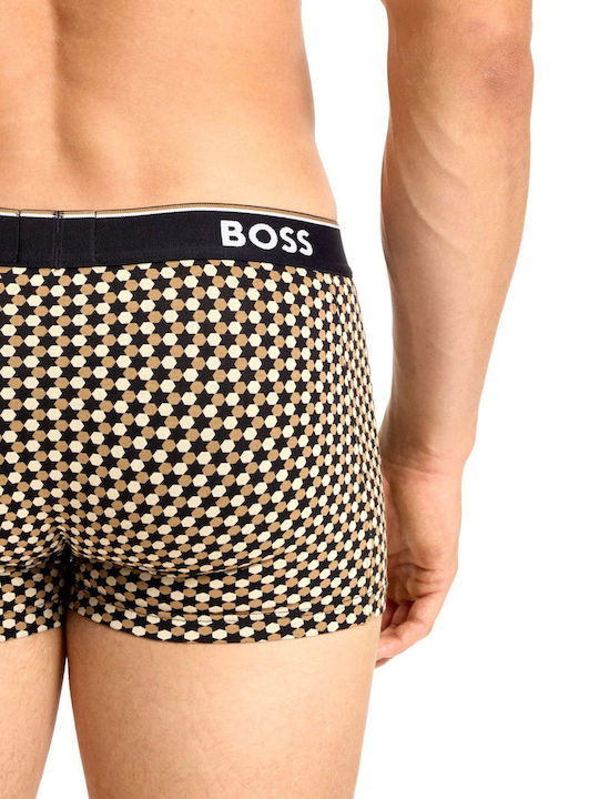 Men's Boxers Black-beige 3Pack