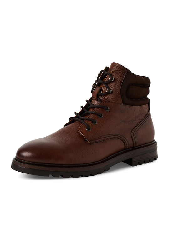 Leather Tabac Brown Men's Boots Anatomical