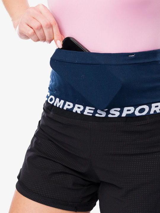 Compressport 8001 Laufgürtel Blau