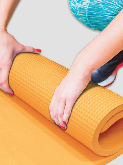 Orion Exercise Mat Orange (180x60x1cm)