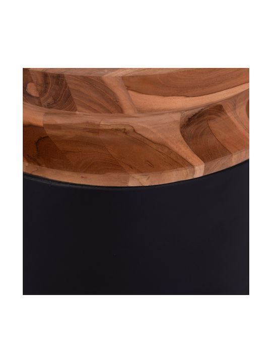 HomeMarkt Decorative Vase Linter Black 34x11.7x60cm
