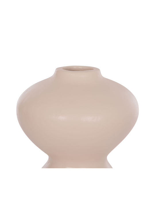 HomeMarkt Decorative Ceramic Vase Nelly Ecru Φ22xH35cm