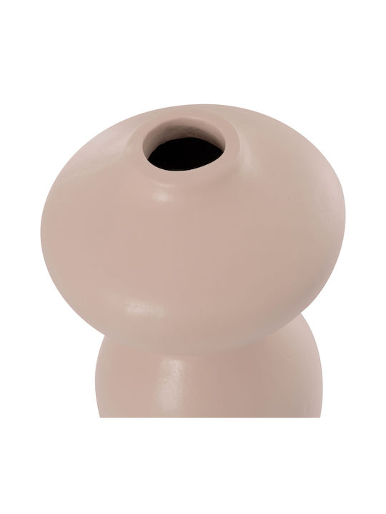 HomeMarkt Decorative Ceramic Vase Nelly Ecru Φ22xH35cm