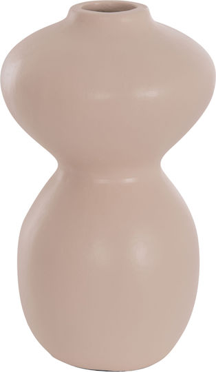HomeMarkt Decorative Ceramic Vase Nelly Ecru Φ22xH35cm