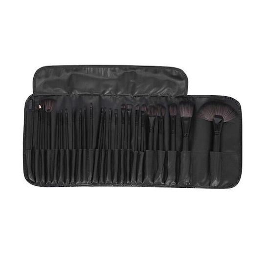Profesional Set cu Pensule de Machiaj pentru Buze din Păr Sintetic 24buc