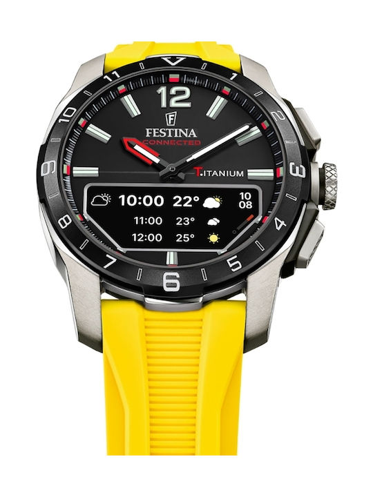 Festina Ρολόι Μπαταρίας με Καουτσούκ Λουράκι Festina Ρολόι Μπαταρίας με Καουτσούκ Λουράκι