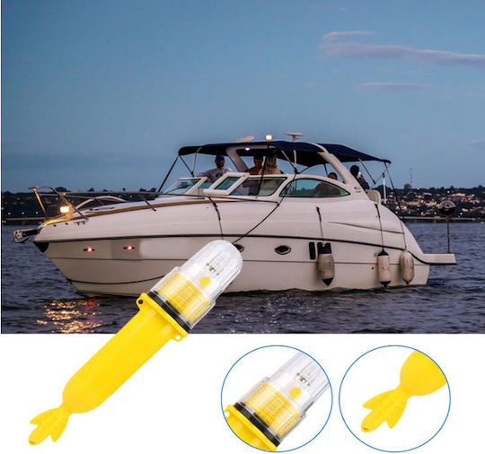 Led Αδιάβροχη Σπίθα Παραγαδιού 10 Smd Κίτρινο Ip68 Αισθητήρα Φωτός