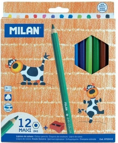 Milan Ξυλομπογιές Σετ 12 χρώματα