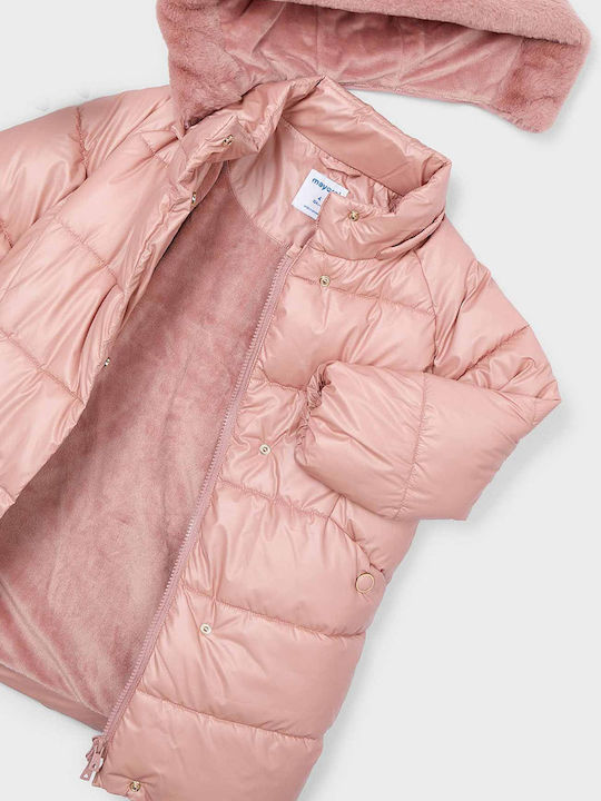 Kids' Casual Jacket Long with Hood Salmon
