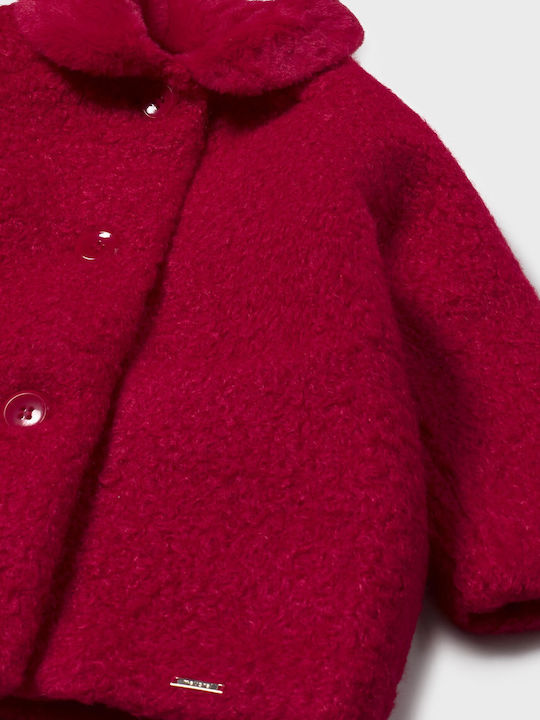 Kids Long Red Coat