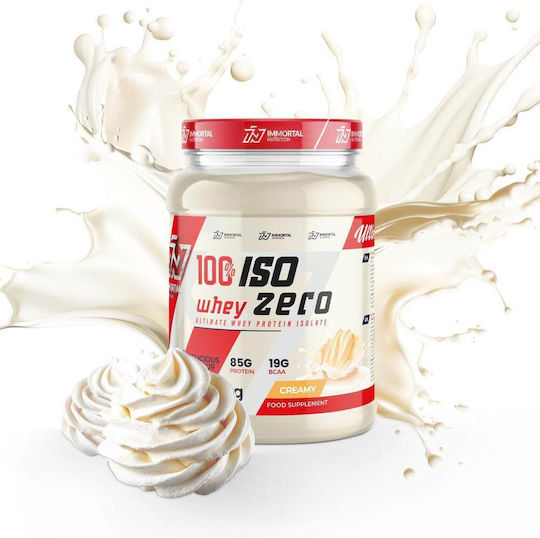 Immortal Nutrition 100% Iso Whey Zero Биологична Протеин Суроватъчен Без Лактоза с Вкус Creamy 700гр