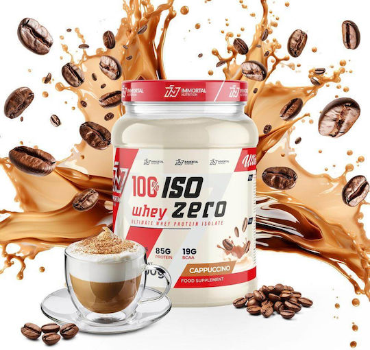 Immortal Nutrition 100% Iso Whey Zero Organic Protein Whey Lactose Free with Flavor Cappuccino 700gr