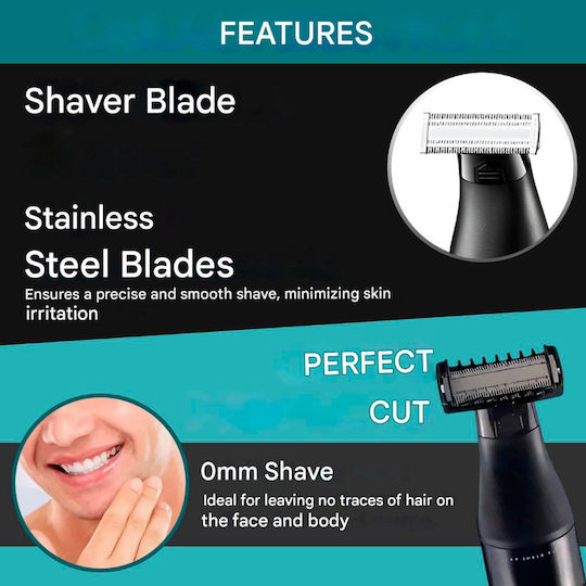 VGR V-339 Foil Electric Shaver Face / Body Rechargeable