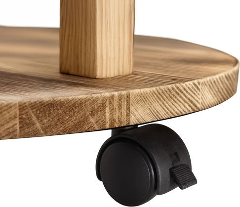 Ruhhy Pot Stand Wooden Beige