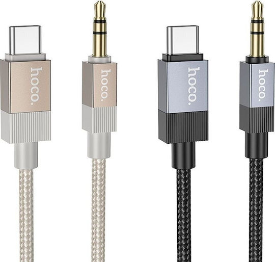 Hoco USB 2.0 Cable USB-C male - 3.5mm Gold 1m (306327)