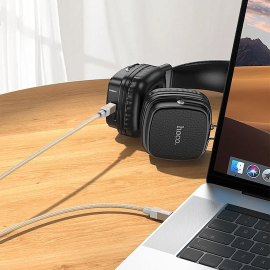 Hoco Hoco 3.5mm Male to 3.5mm Male Audio Cable Black 1m with Gold Plated Terminals
