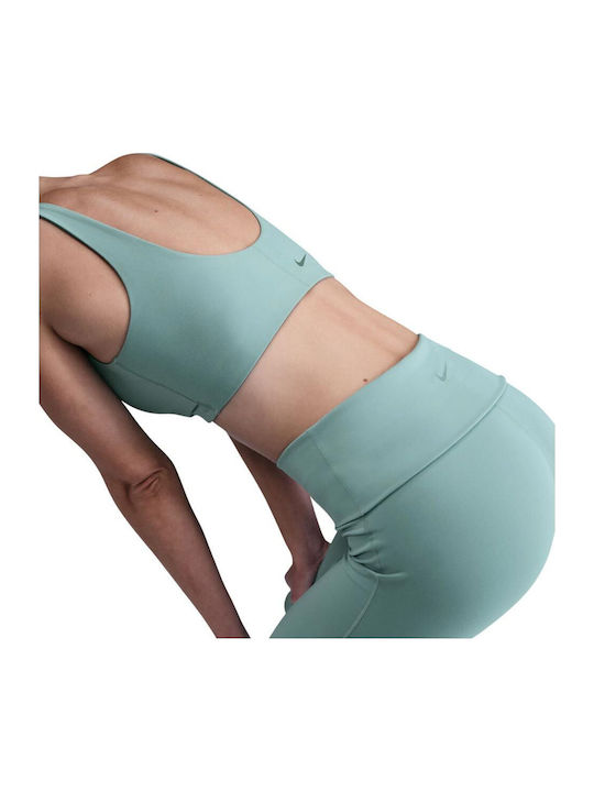 One Drifit Highwaisted Foldover Pants Dri-Fit Hohe Taille Jogginghose Türkis