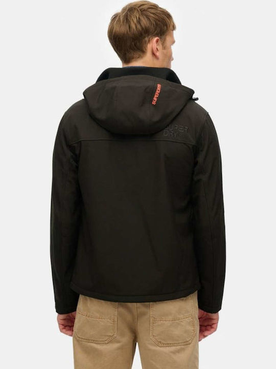 Winter Jacket Softshell Waterproof and Windproof Black