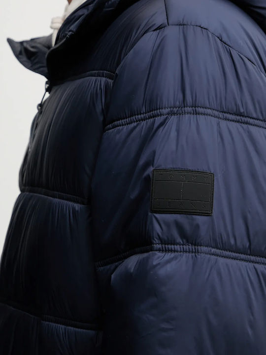 Geacă Puffer Albastră