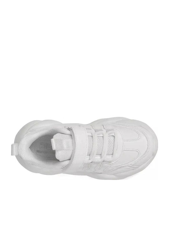 Memory Space 3 Kinder Sneakers mit Klettverschluss Weiß