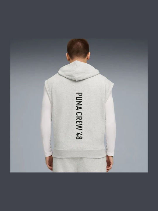 PUMA Graphic Gray Hoodie Sweatshirt