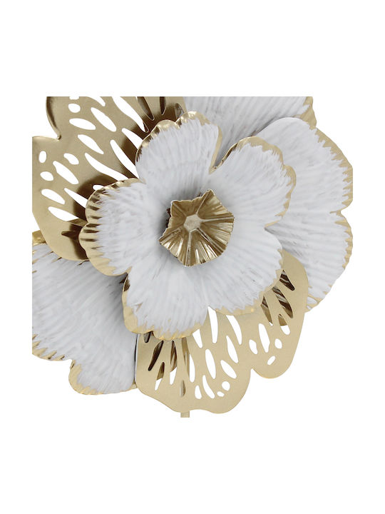 Decorative Metallic Tabletop 16x5x22 Cm Rose Keskor 66514