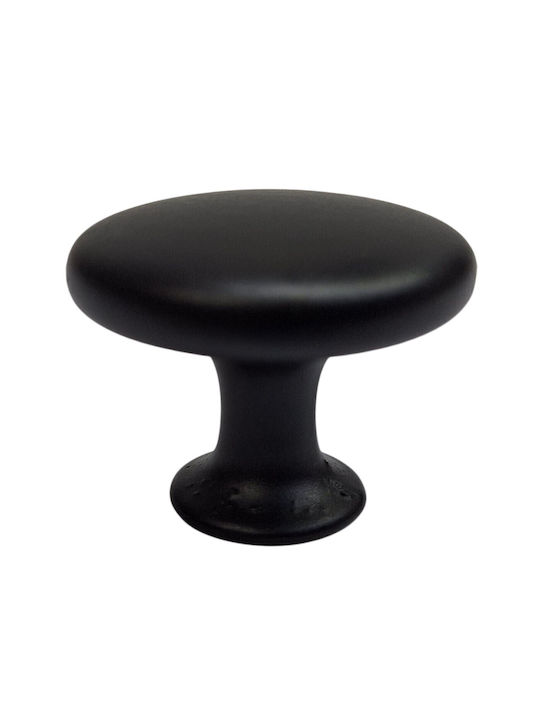 Knob Furniture made of Metallic & Zamak Black matte 30mm (Center Distance 30mm) 4102-001-BRZ1 1pcs