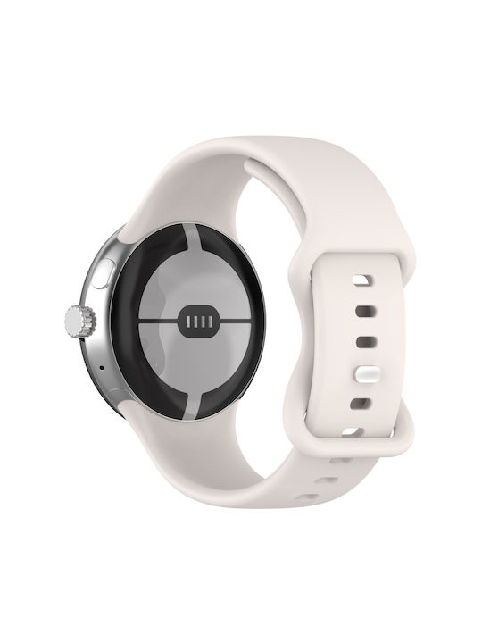 Curea din Silicon Google Pixel Watch 3 45mm Bej