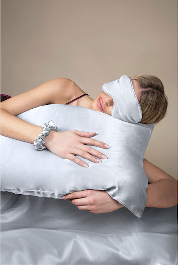 Seiden-Kissenbezug Umschlag 50x70 Feel & Touch Beauty Sleep Silber 50x70