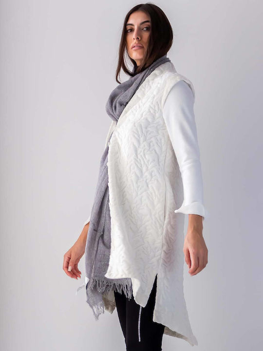 Damen Schwarz Kurzmantel mit Knöpfen