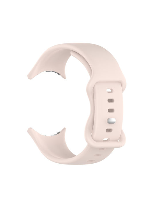 Silikon Tragbares Band Google Pixel Watch 3 45mm Rosa