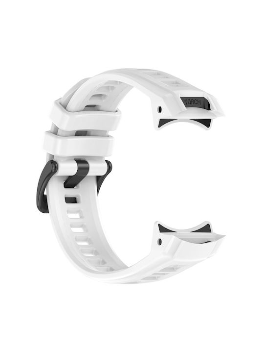 Curea din Silicon Garmin Instinct 3 45mm Alb